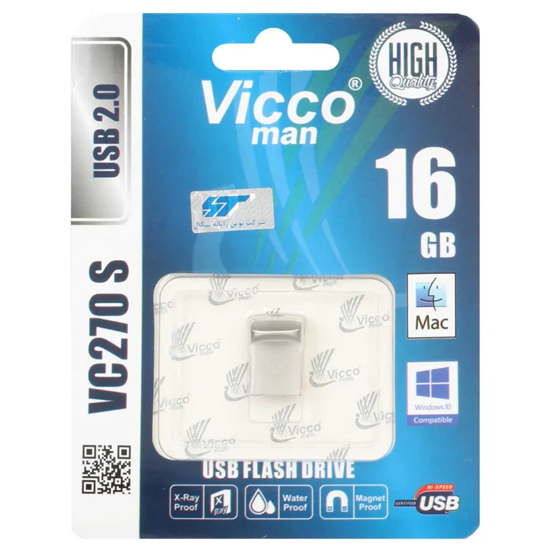 نقره ای Vicco man VC270 S USB2.0 Flash Memory-16GB