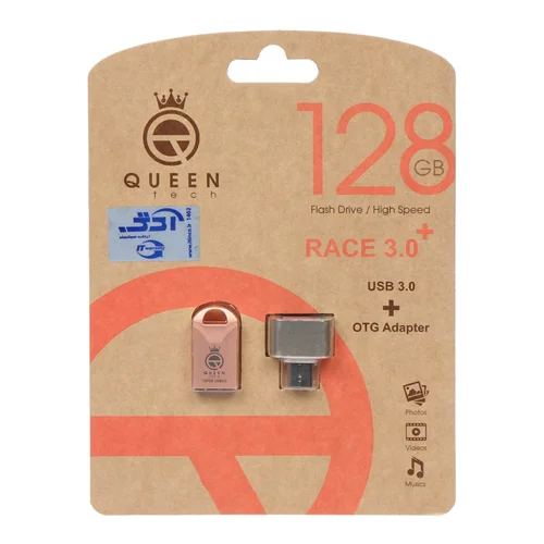 Queen tech-RACE + USB3.0+OTG Micro Usb Adapter Flash Memory Flash Memory - 128GB
